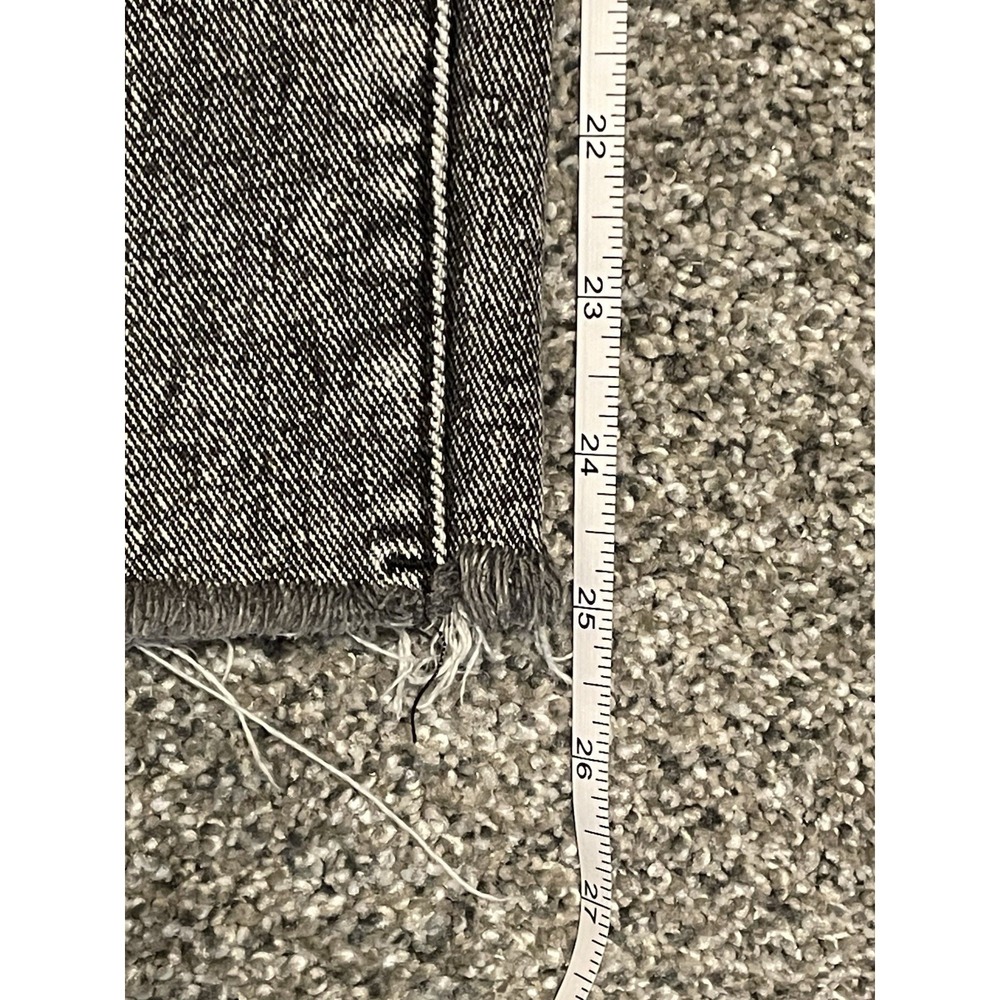 Pacsun Jeans Womens 28 Gray Distressed Fashion Zipper High Rise Grunge Y2K - Picture 9 of 10